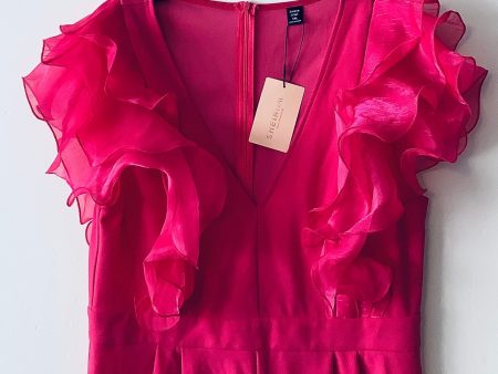 Romper By Shein In Pink, Size: 1x Online