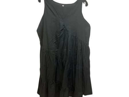 Asymmetric Ruffle Dress Casual Short By Novica In Black, Size: Xl Hot on Sale