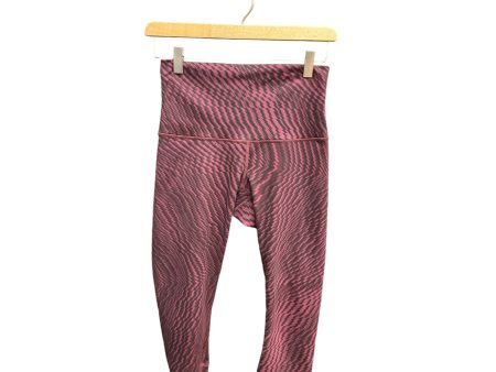 Athletic Capris By Lululemon In Geometric Pattern, Size: M Online Hot Sale