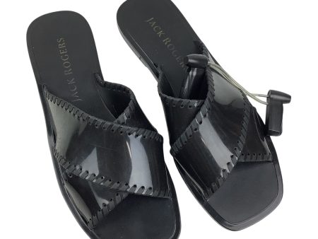 Sandals Designer By Jack Rogers In Black, Size: 8 Fashion