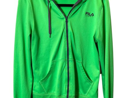 Athletic Jacket By Fila In Green, Size: S Supply