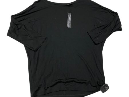 Top 3 4 Sleeve Basic By Tahari By Arthur Levine In Black, Size: M Fashion