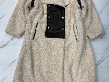 Coat Faux Fur & Sherpa By Clothes Mentor In Cream, Size: 0 Supply