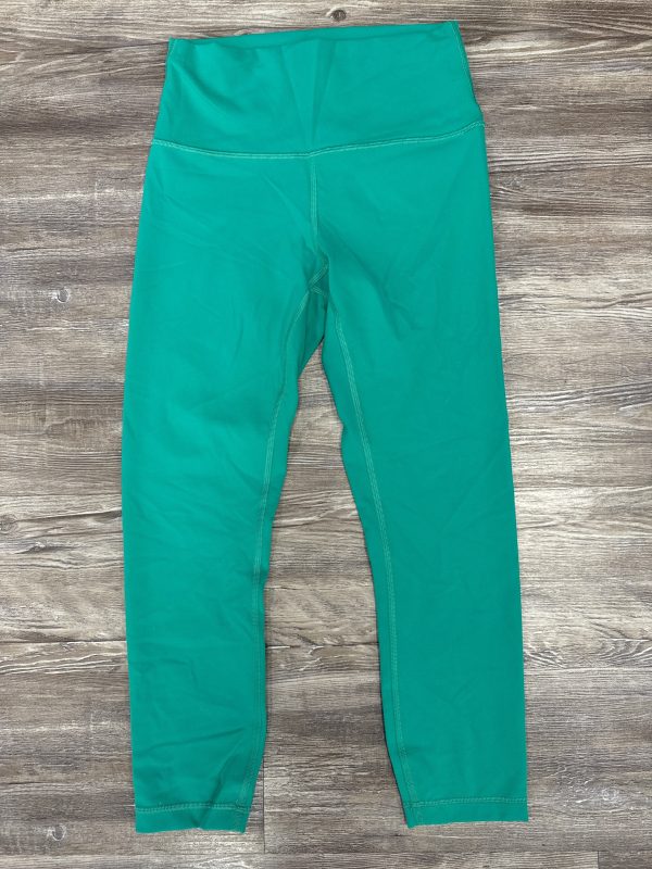 Athletic Leggings By Lululemon In Green, Size: 6 Online Hot Sale