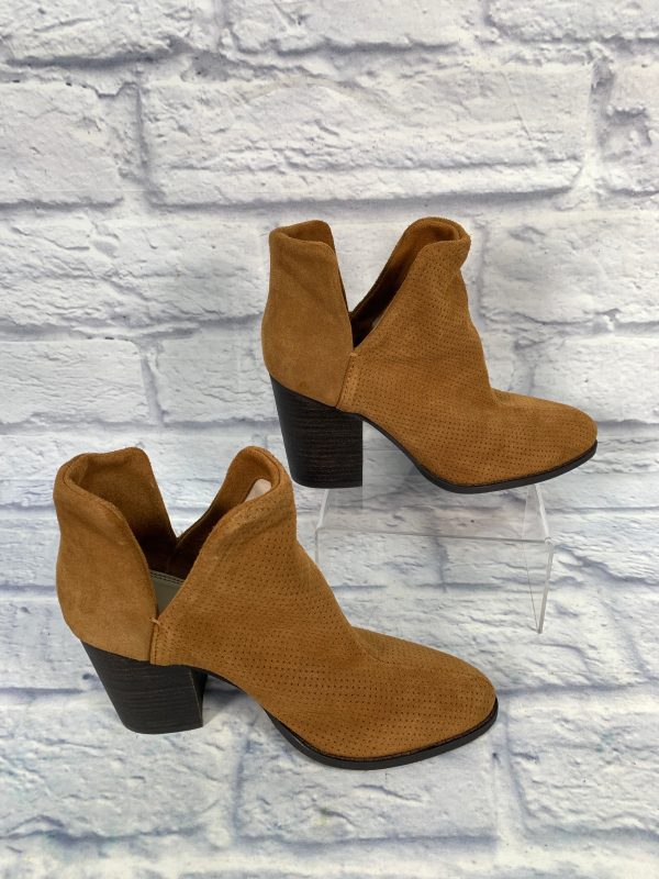 Boots Ankle Heels By Splendid In Brown, Size: 8.5 Online