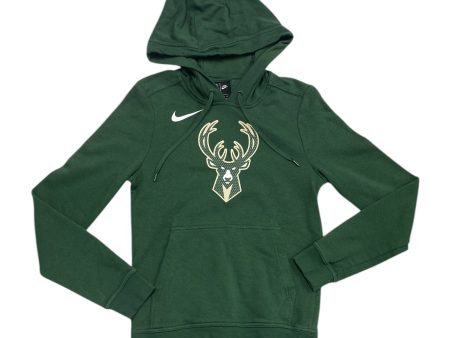 Athletic Sweatshirt Hoodie By Nike In Green, Size: Xs Cheap